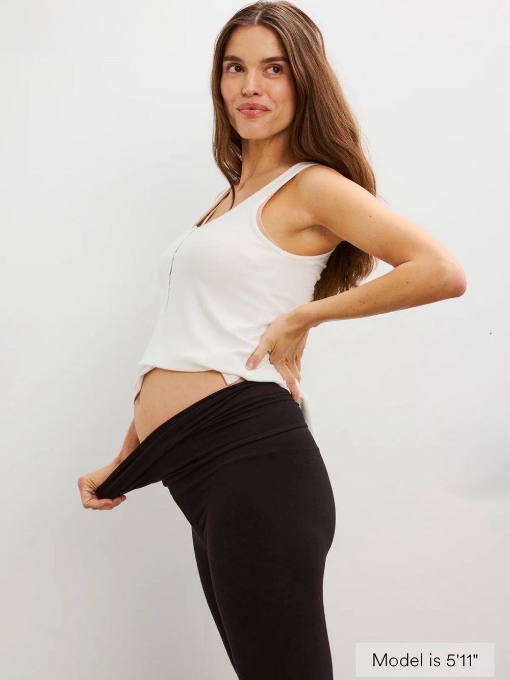 hatch • ultimate before during after leggings • bodyflex black • maternity small - Picture 2 of 5